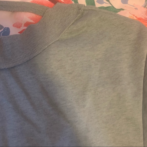 Anthropologie sweater // Pilcro Ryanne Open Back Sweatshirt - Picture 8 of 13